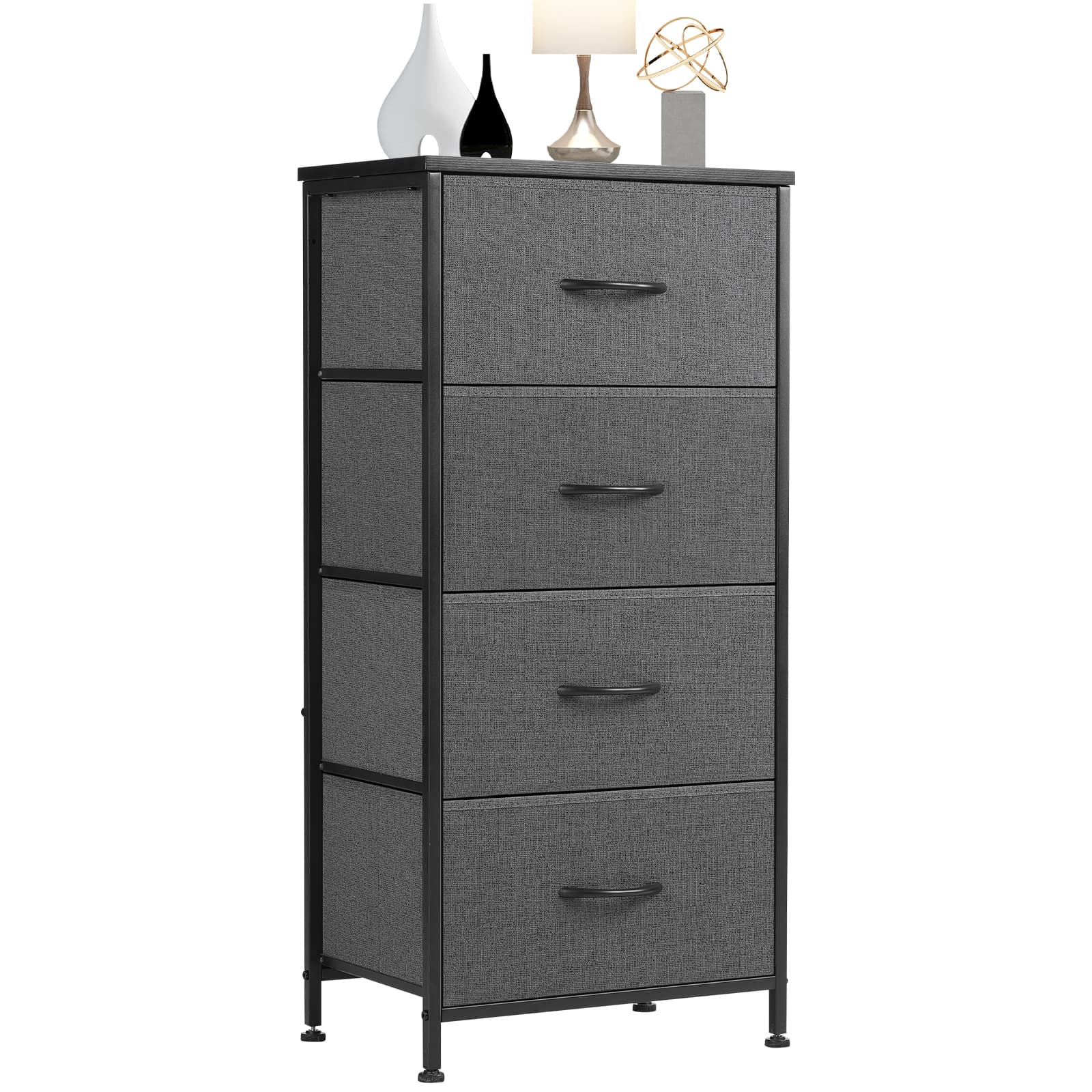 Drawers Dresser Chest Of Drawers,Metal Frame And Wood Top 4