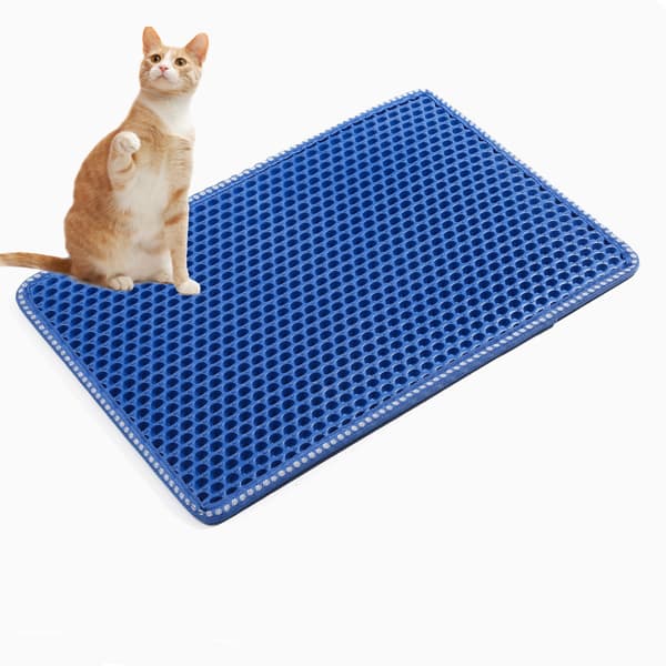 Double-layer Rice Cat Litter Mat 5