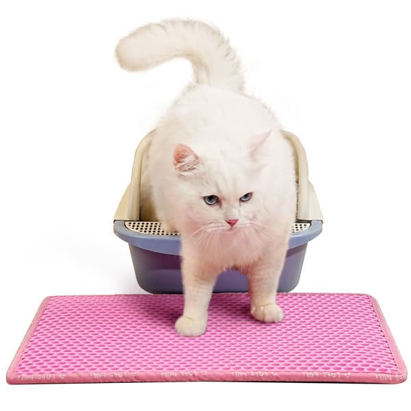 Double Layer Rice Shaped Cat Litter Pad 3