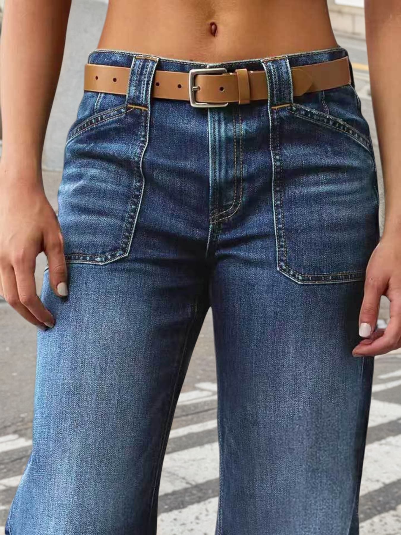 New Women’s Wide Leg Jeans, Autumn And Winter Outfits, Straight Leg Jeans, Mid Rise Jeans 3