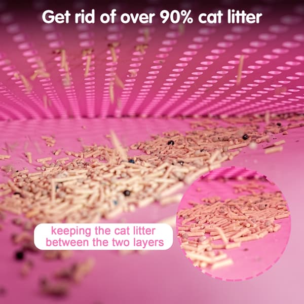 Double Layer Rice Shaped Cat Litter Pad 5